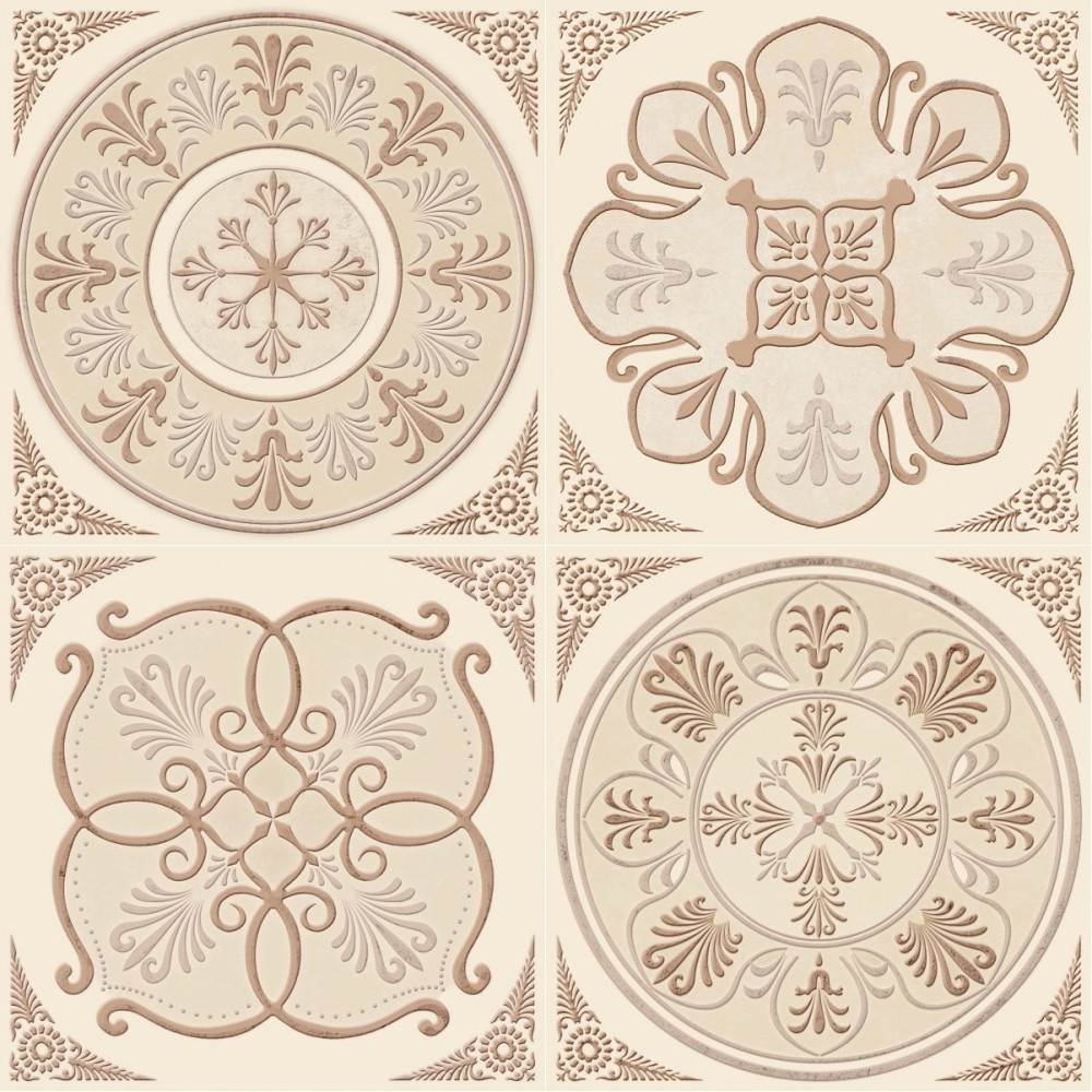 Декор 20x20 Set Chalet 4pzs Monocolor Milano глянцевая Absolut keramika Декор 20x20 Set Chalet 4pzs Monocolor Milano глянцевая Absolut keramika