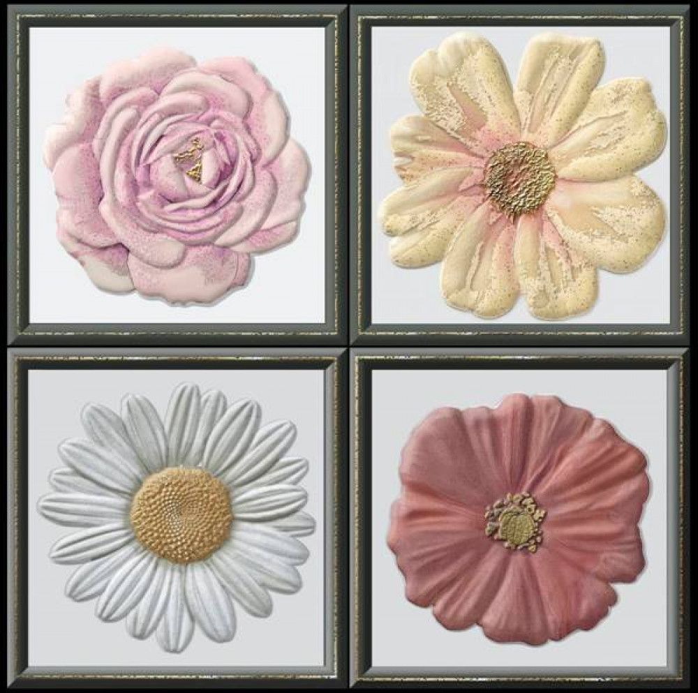 Декор 15x15 Dec Flor Cold Garden глянцевая Heralgi Декор 15x15 Dec Flor Cold Garden глянцевая Heralgi