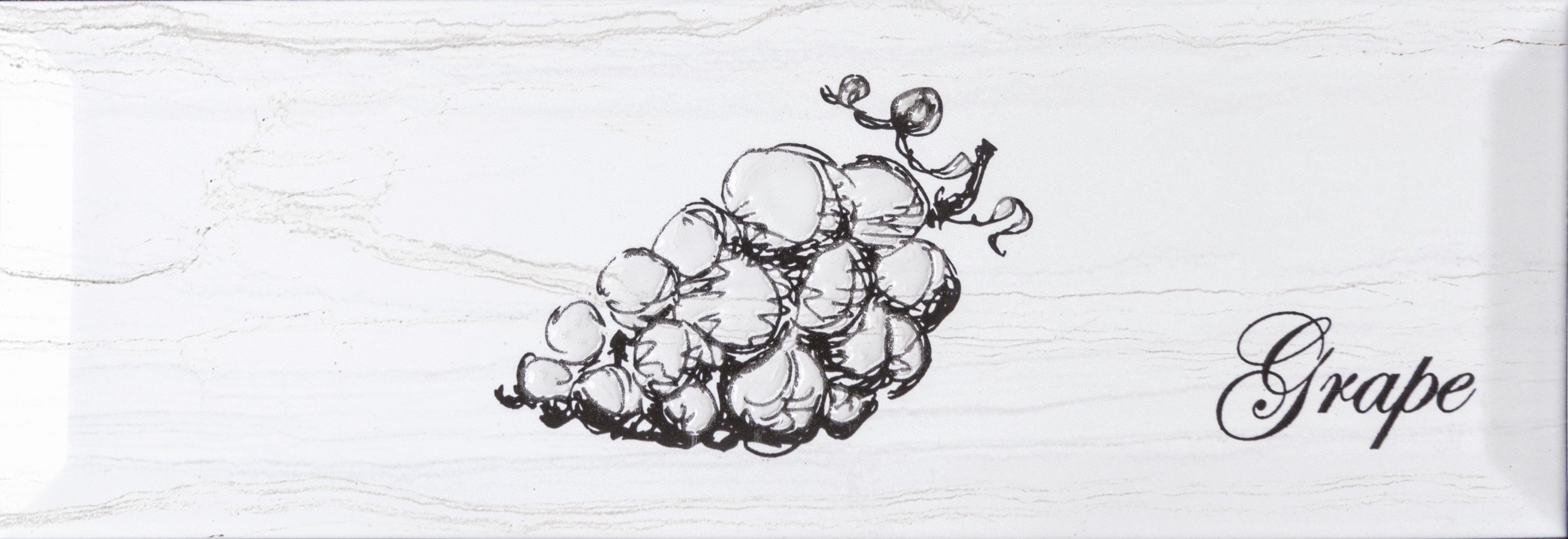 Плитка декор 30x10 8мм Фрут Лагуна Виноград глянцевая Monopole Плитка декор 30x10 8мм Фрут Лагуна Виноград глянцевая Monopole