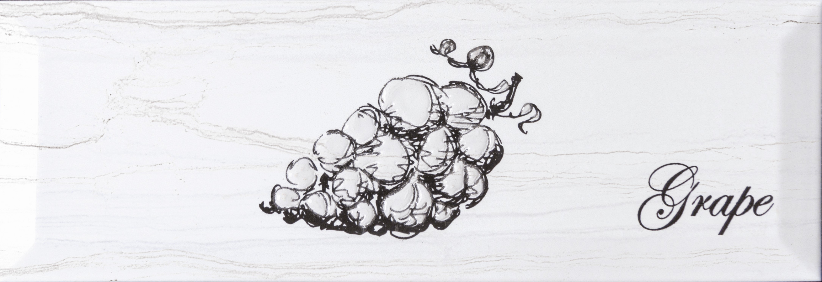 Плитка декор 30x10 8мм Фрут Лагуна Виноград глянцевая Monopole Плитка декор 30x10 8мм Фрут Лагуна Виноград глянцевая Monopole