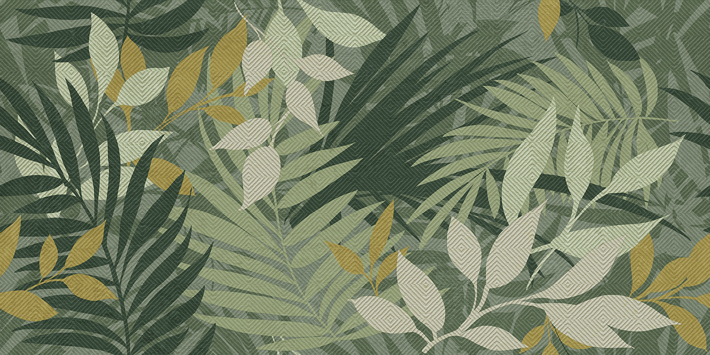 Плитка 80x40 Green Декор VT-A674-48018R обрезной глазурованная матовая Laparet Плитка 80x40 Green Декор VT-A674-48018R обрезной глазурованная матовая Laparet