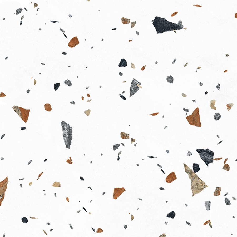 Керамогранит 60x60 Terazzo Bianco цветной глазурованная матовая Laparet Керамогранит 60x60 Terazzo Bianco цветной глазурованная матовая Laparet