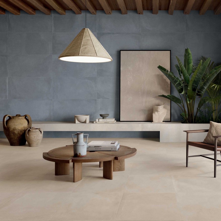 Керамогранит 120x60 Ecru Soft Prima матовая серый бетон 9мм Caesar Керамогранит 120x60 Ecru Soft Prima матовая серый бетон 9мм Caesar