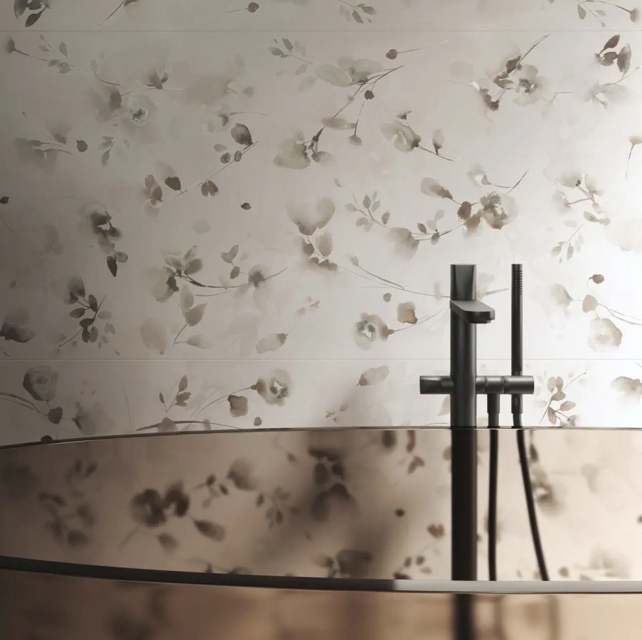 Керамогранит 120x60 Flower Deco Solutions матовая бежевый под обои 6мм Caesar Керамогранит 120x60 Flower Deco Solutions матовая бежевый под обои 6мм Caesar