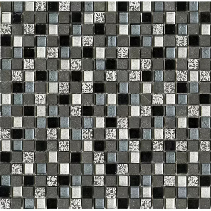 Мозаика 30x30 Imperia Mix Silver Blue Blacks Чип 1.5 8мм L'antic Colonial Мозаика 30x30 Imperia Mix Silver Blue Blacks Чип 1.5 8мм L'antic Colonial