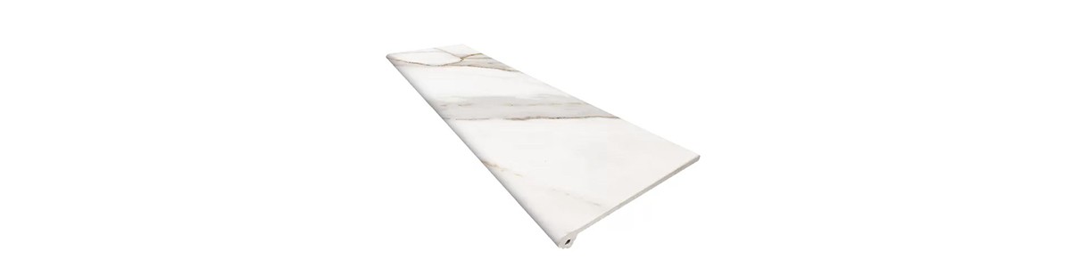 Ступень фронтальная 120x33 Marbles C 1 Fior Calacatta матовая Exagres Ступень фронтальная 120x33 Marbles C 1 Fior Calacatta матовая Exagres