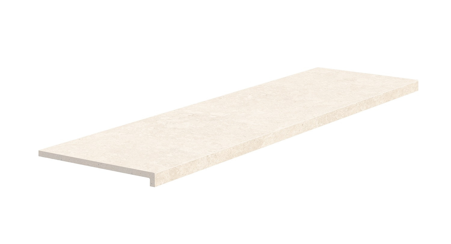 Монолитная ступень 120x33 Bedford White Кантиковая R12/c противоскользящая слоновая кость 12мм Exagres Монолитная ступень 120x33 Bedford White Кантиковая R12/c противоскользящая слоновая кость 12мм Exagres