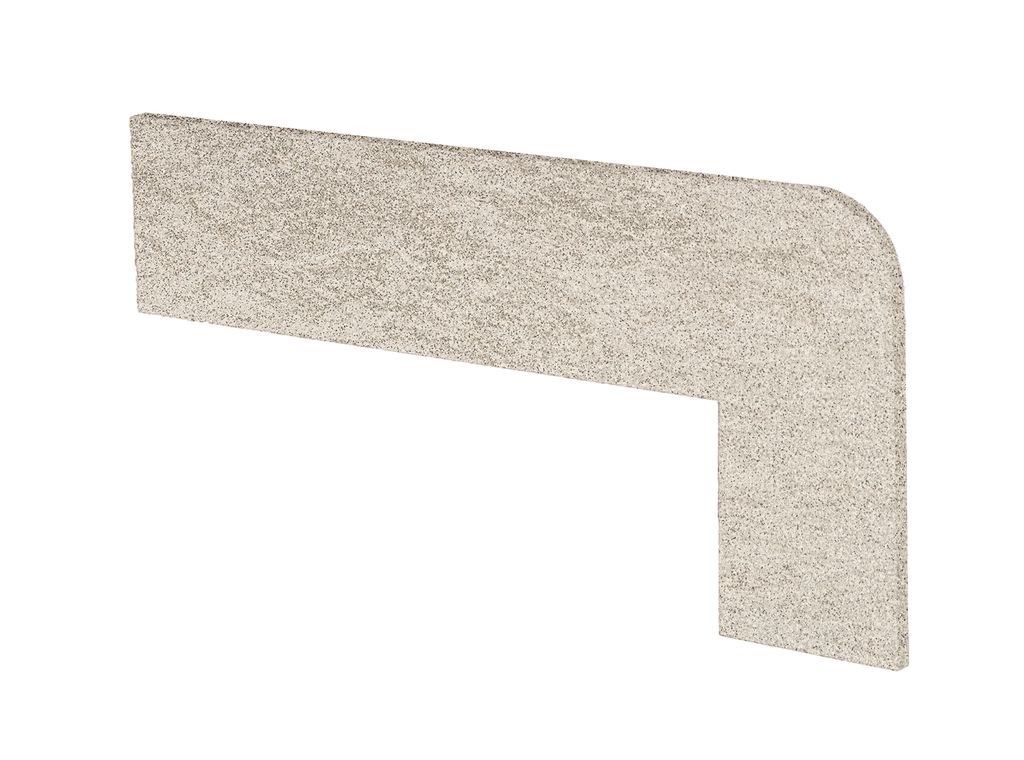 Плитка клинкерная 40x18 Mediterraneo Arena 332 Плинтус Флор. Ступени Правый/Zanquin Fiorentino Dcha 175Х395X75 противоскользящая бежевый 8мм Exagres Плитка клинкерная 40x18 Mediterraneo Arena 332 Плинтус Флор. Ступени Правый/Zanquin Fiorentino Dcha 175Х395X75 противоскользящая бежевый 8мм Exagres