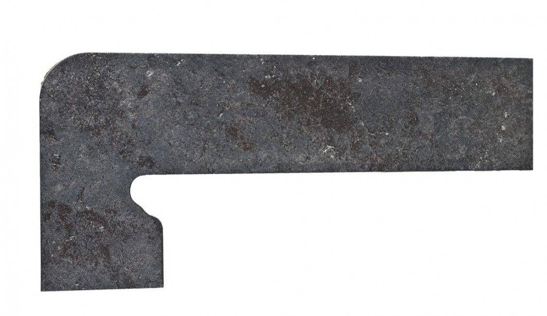 Плитка клинкерная 40x18 Metalica Basalt 326 Плинтус Флор. Ступени Левый/Zanquin Fiorentino Izda противоскользящая серый 8мм Exagres Плитка клинкерная 40x18 Metalica Basalt 326 Плинтус Флор. Ступени Левый/Zanquin Fiorentino Izda противоскользящая серый 8мм Exagres