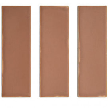 Плитка 12x4 Чок Кэмэл/терракотовая матовая DNA Плитка 12x4 Чок Кэмэл/терракотовая матовая DNA