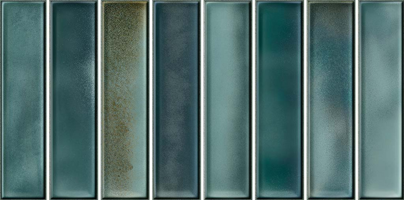 Плитка настенная рельефная 30x15 9мм Alba Azul глянцевая El Barco Плитка настенная рельефная 30x15 9мм Alba Azul глянцевая El Barco