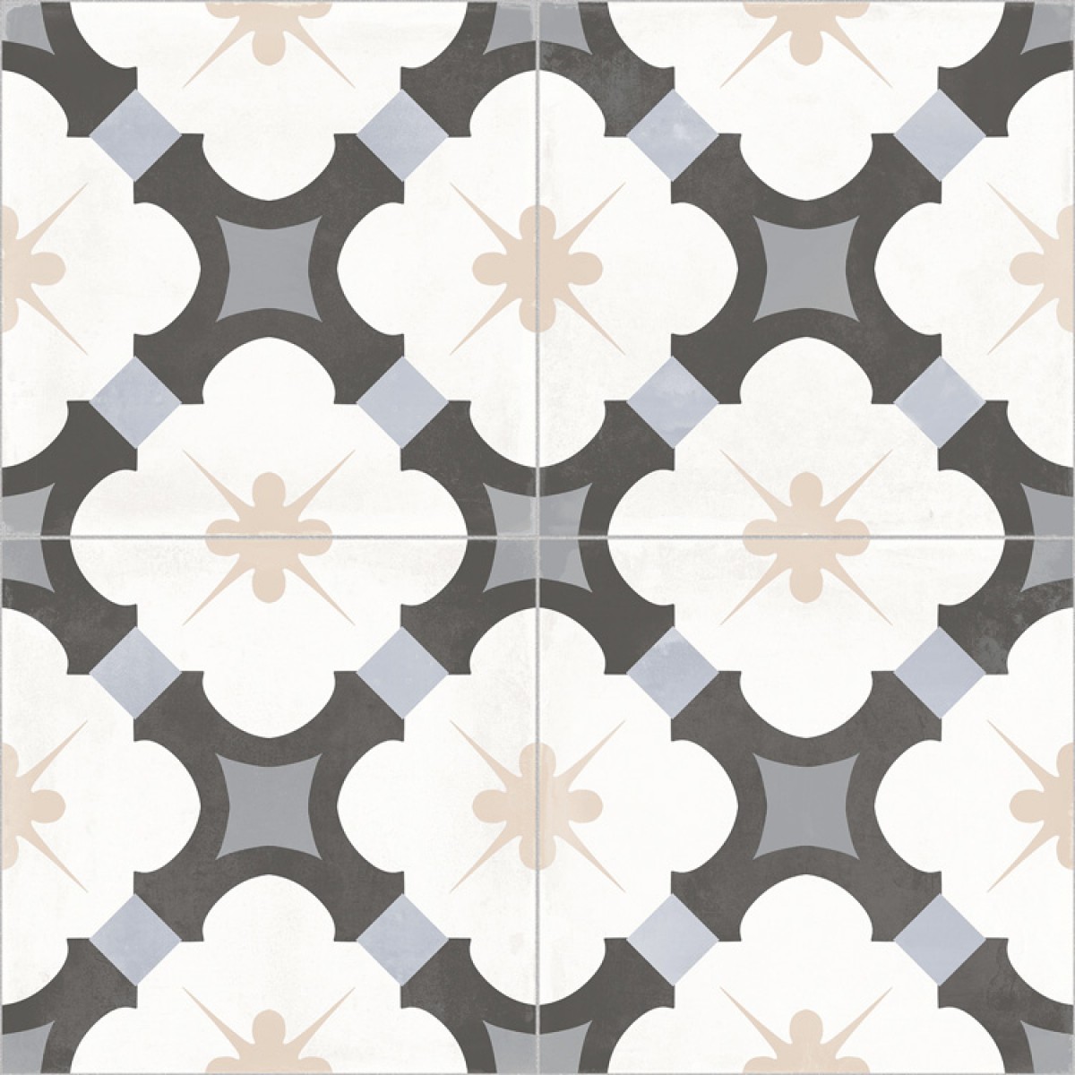 Керамогранит 58x58 10мм матовая Aldana Midnight Matt универсальная El Molino Керамогранит 58x58 10мм матовая Aldana Midnight Matt универсальная El Molino