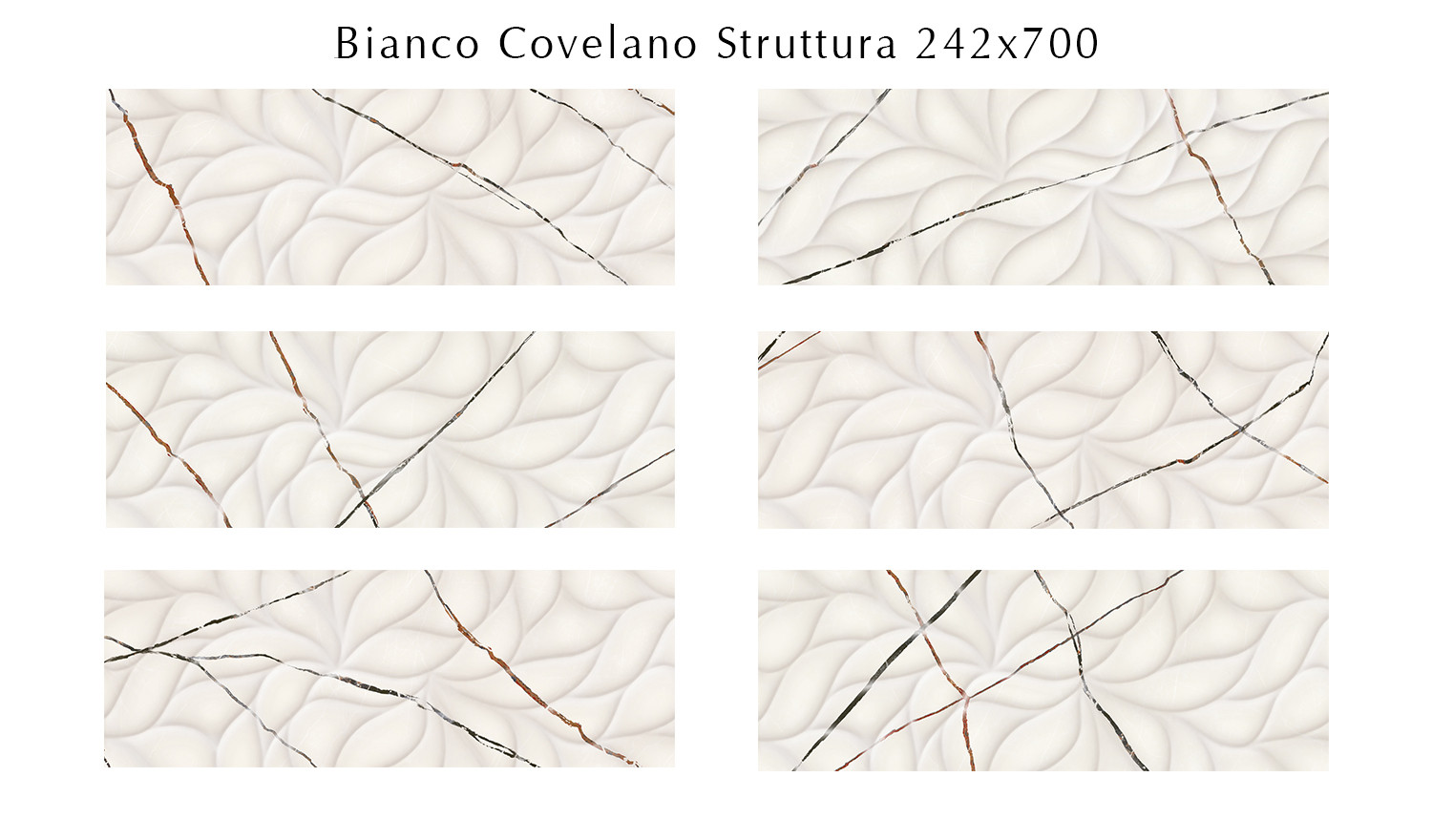 Плитка 70x24 облицовочная Bianco Covelano Struttura глянцевая Eletto Ceramica Плитка 70x24 облицовочная Bianco Covelano Struttura глянцевая Eletto Ceramica