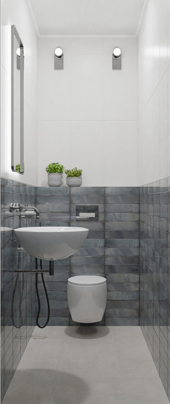 Керамическая плитка Azori 63x32 BRICKS AZUL 1с Керамическая плитка Azori 63x32 BRICKS AZUL 1с