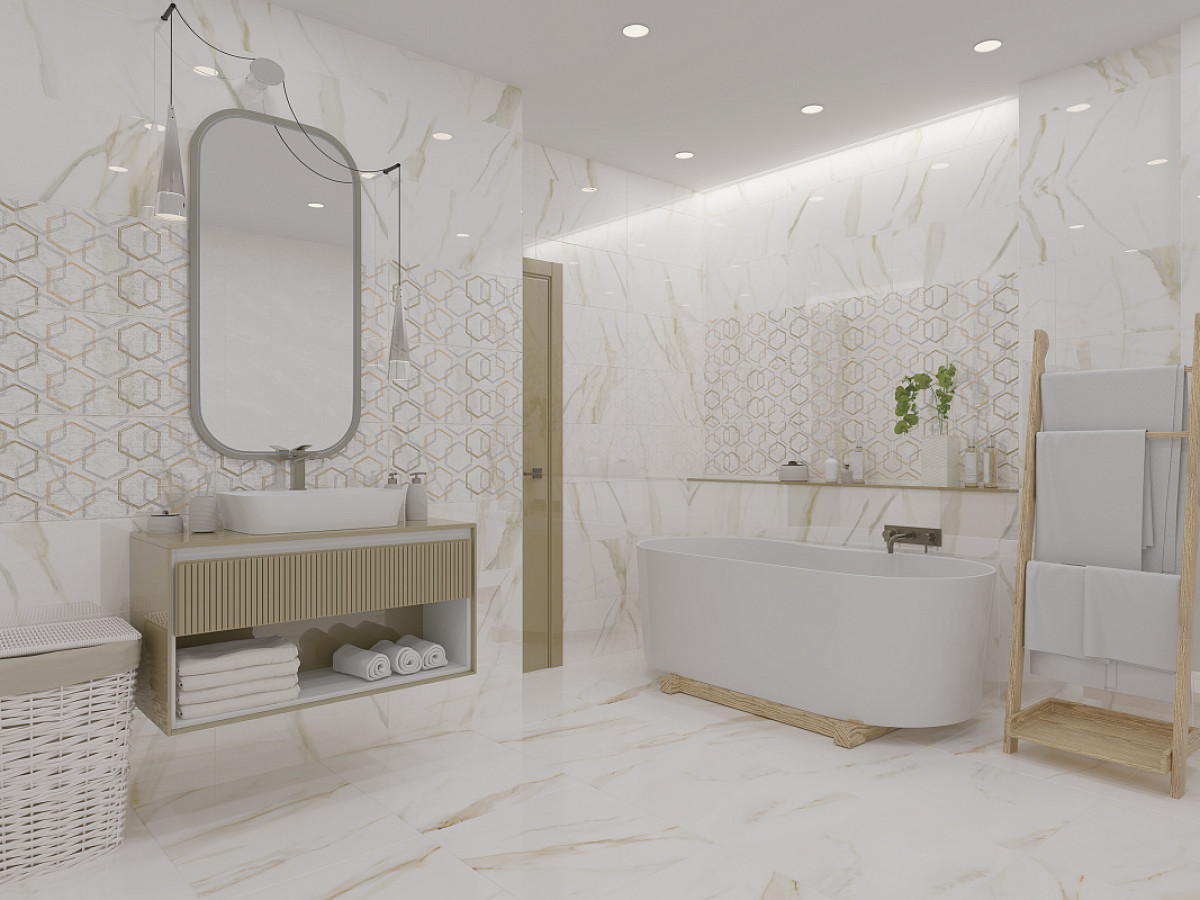 Керамогранит Azori 60x60 R CALACATTA ROYAL 1с Керамогранит Azori 60x60 R CALACATTA ROYAL 1с