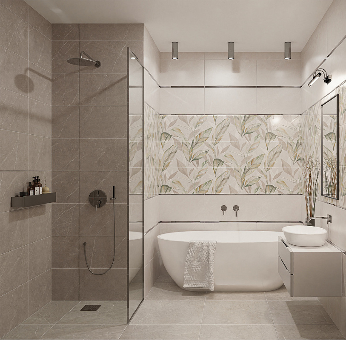 Керамическая плитка Azori 63x32 EBRI FOLIAGE 2 1с Керамическая плитка Azori 63x32 EBRI FOLIAGE 2 1с