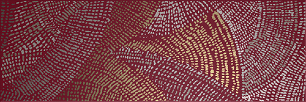 Керамическая плитка Domino 60x20 Dec. Diamond draw cherry gold Керамическая плитка Domino 60x20 Dec. Diamond draw cherry gold