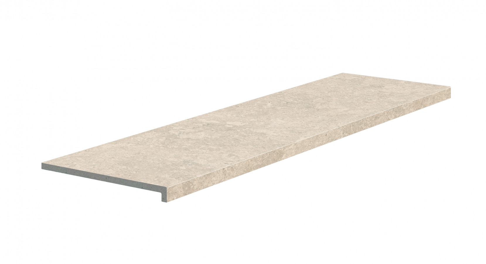 Монолитная ступень 120x33 Stone 548 Sand Кантиковая R12/c противоскользящая бежевый 12мм Kerastep Монолитная ступень 120x33 Stone 548 Sand Кантиковая R12/c противоскользящая бежевый 12мм Kerastep