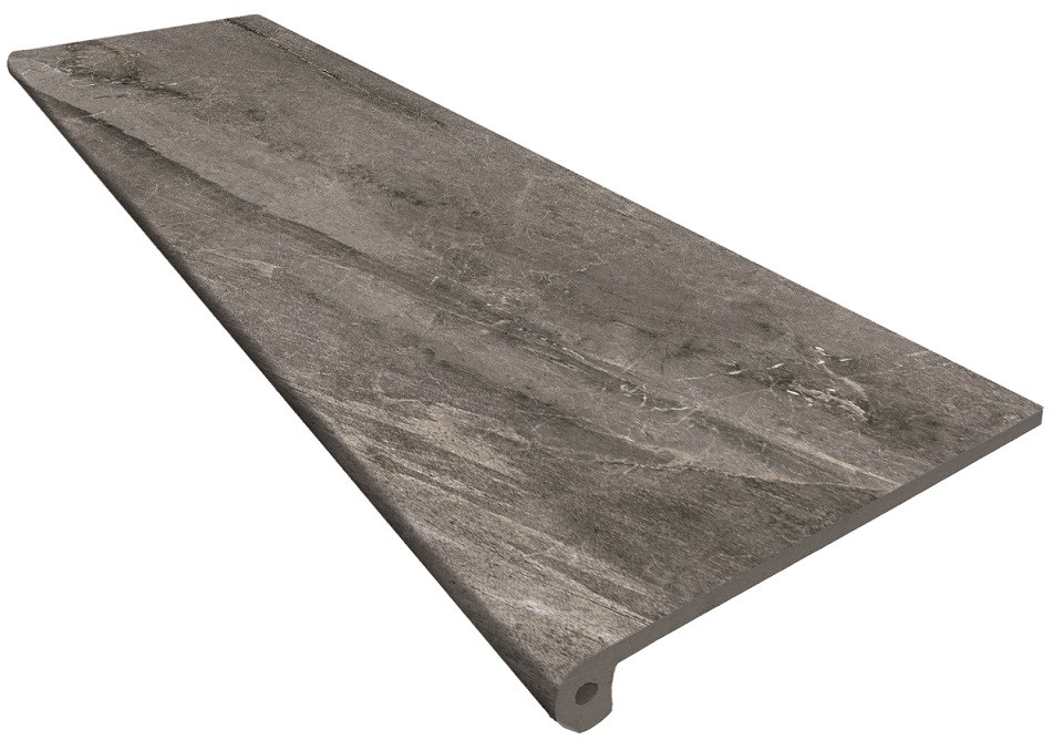 Монолитная ступень 120x33 Marble 421 Moca Флорентийская R9 противоскользящая коричневый 13мм Kerastep Монолитная ступень 120x33 Marble 421 Moca Флорентийская R9 противоскользящая коричневый 13мм Kerastep