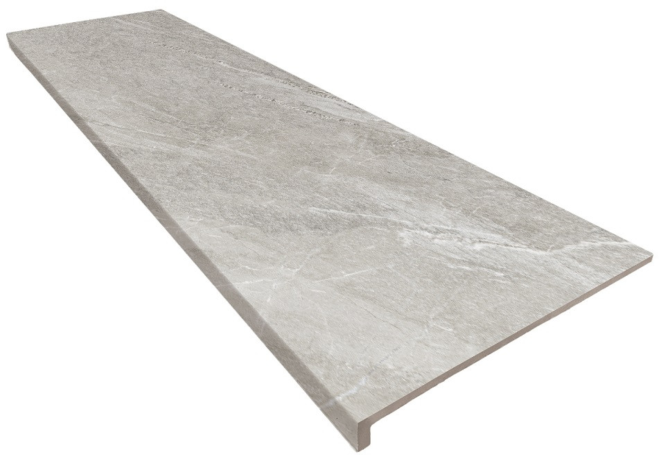 Монолитная ступень 120x33 Marble 431 Arian Кантиковая R9 противоскользящая серый светлый 12мм Kerastep Монолитная ступень 120x33 Marble 431 Arian Кантиковая R9 противоскользящая серый светлый 12мм Kerastep