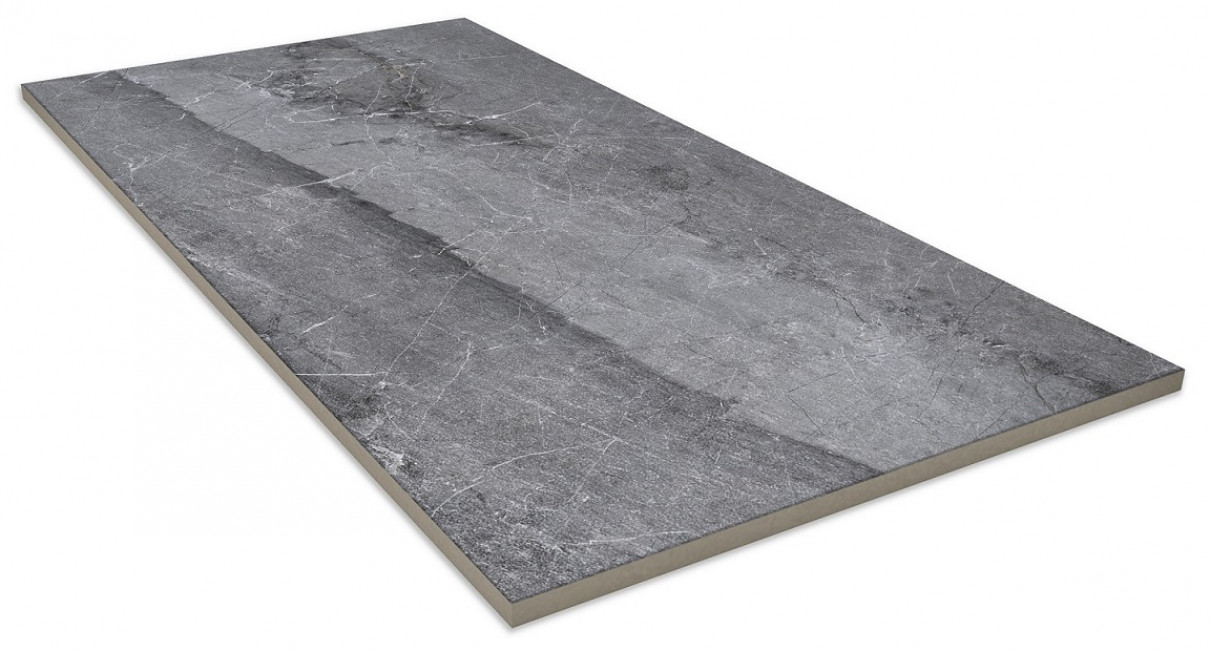 Керамогранитная плитка напольная 67x33 Marble 441 Ceniza R9 противоскользящая серый темный 10мм Kerastep Керамогранитная плитка напольная 67x33 Marble 441 Ceniza R9 противоскользящая серый темный 10мм Kerastep