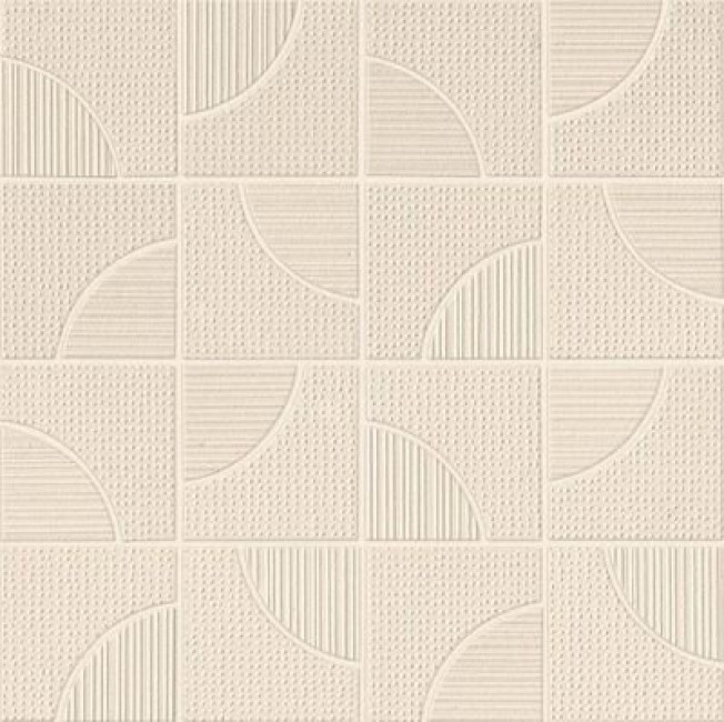 Плитка 32x32 Aplomb Cream Mosaico Arch A6Sl матовая белый под обои, краска, штукатурка, однотонная Atlas Concorde Плитка 32x32 Aplomb Cream Mosaico Arch A6Sl матовая белый под обои, краска, штукатурка, однотонная Atlas Concorde