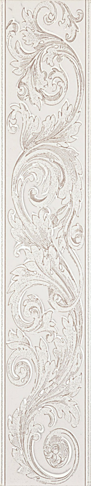 Плитка бордюр 75x15 List. Statuario Acantus глянцевая 9мм Abk Плитка бордюр 75x15 List. Statuario Acantus глянцевая 9мм Abk