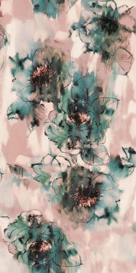 Плитка 240x120 W&s D Gouache Pink матовая 7мм Abk Плитка 240x120 W&s D Gouache Pink матовая 7мм Abk