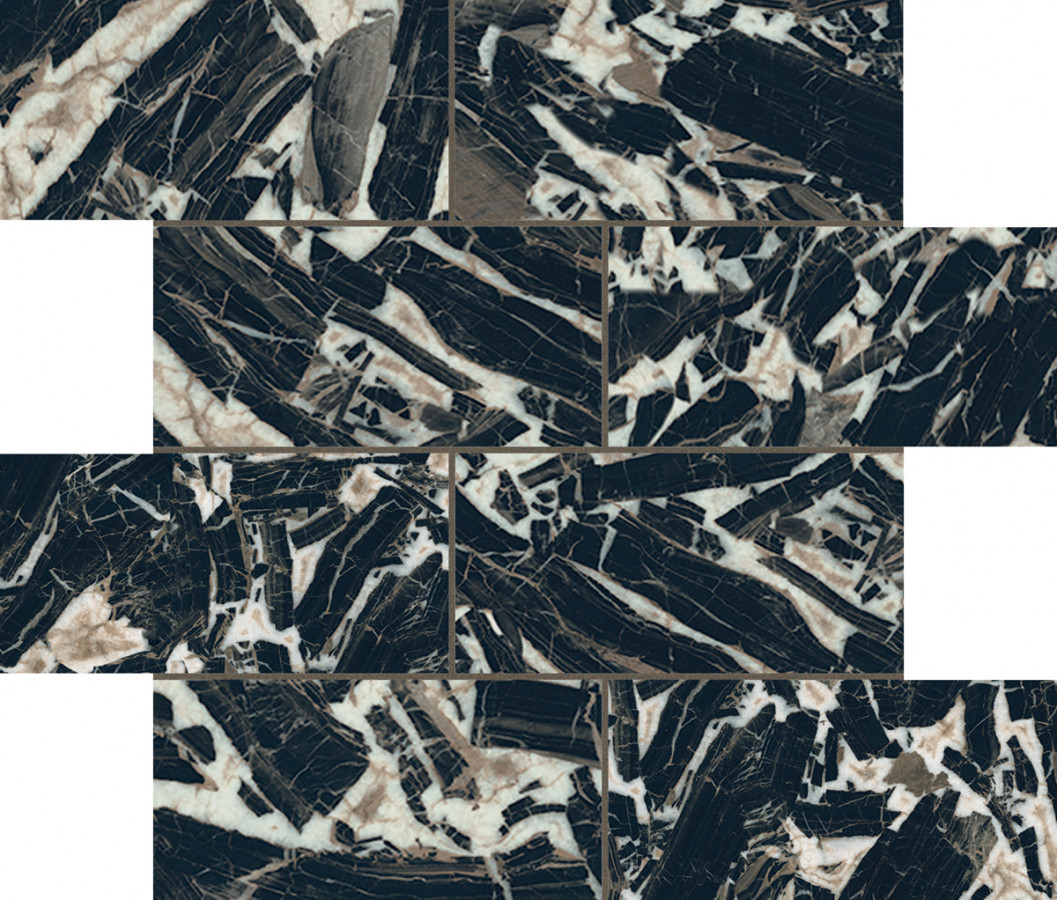 Плитка мозаика 15x7 Etoile Brown River Glo Mur полированная 6мм Rex Плитка мозаика 15x7 Etoile Brown River Glo Mur полированная 6мм Rex