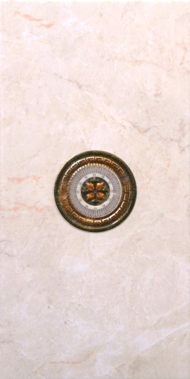 Плитка 50x25 Бельведер декор бежевый рельефная, матовая Belleza Плитка 50x25 Бельведер декор бежевый рельефная, матовая Belleza