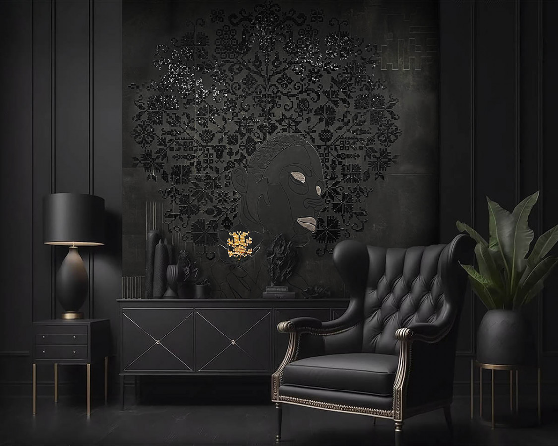 Авторское панно 165x144 Совместно С Дизайнером Анастасией Фришман Основной Модуль Черная Ночь черный Art Natura Авторское панно 165x144 Совместно С Дизайнером Анастасией Фришман Основной Модуль Черная Ночь черный Art Natura