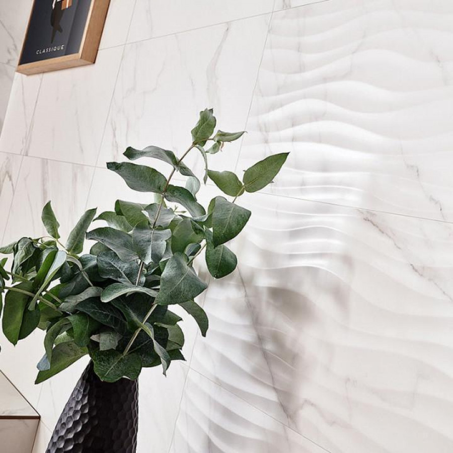 Плитка 70x35 Curl Calacata Precious глянцевая бежевый мрамор 9.5мм Love Ceramic Плитка 70x35 Curl Calacata Precious глянцевая бежевый мрамор 9.5мм Love Ceramic