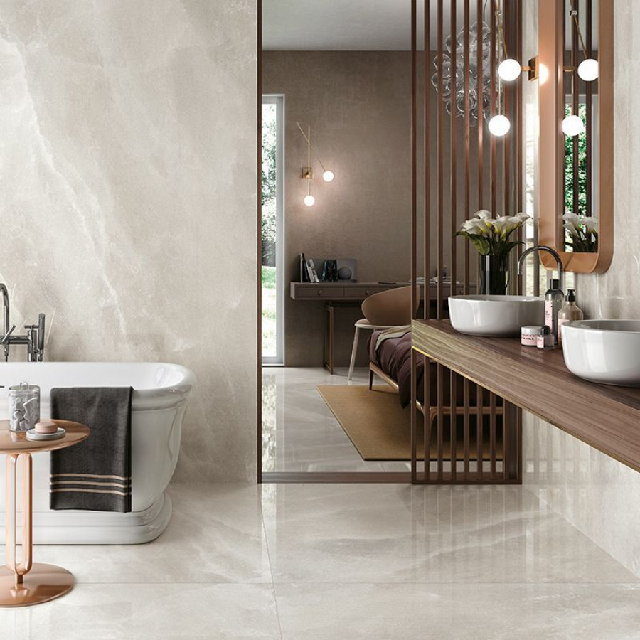 Керамогранит 120x120 White Crystal Lucido Cosmopolitan глянцевая бежевый мрамор 9мм Mirage Керамогранит 120x120 White Crystal Lucido Cosmopolitan глянцевая бежевый мрамор 9мм Mirage