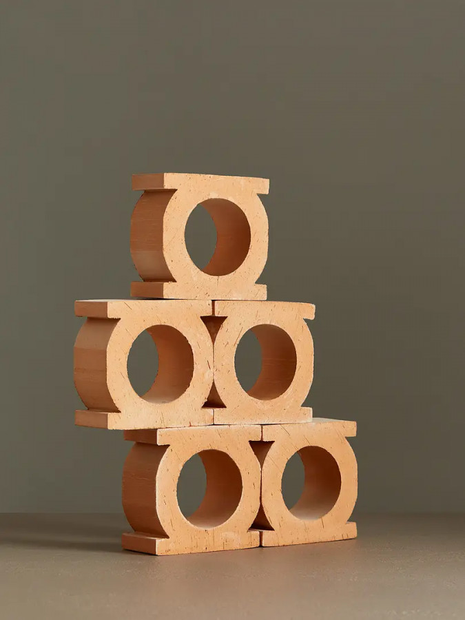 Керамический блок 23x23 Neutro Jali матовая бежевый Mutina Керамический блок 23x23 Neutro Jali матовая бежевый Mutina