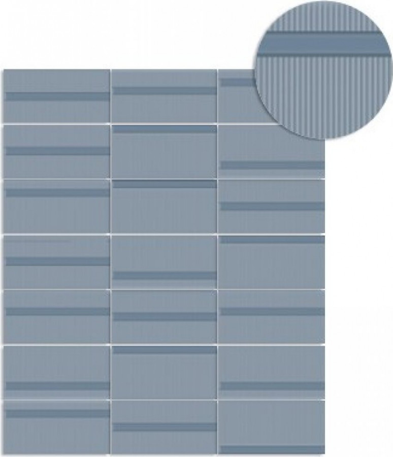 Плитка 20x10 Azul Pincio Brillo Corso глянцевая голубой однотонный Vives Плитка 20x10 Azul Pincio Brillo Corso глянцевая голубой однотонный Vives