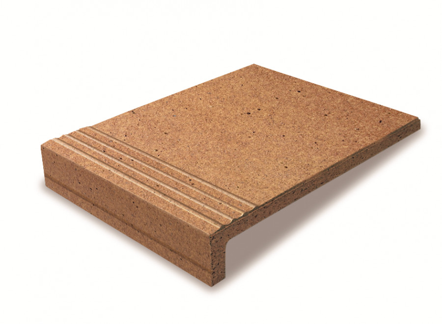 Плитка ступень 31x30 17мм Бейз матовая Greco Gres Плитка ступень 31x30 17мм Бейз матовая Greco Gres