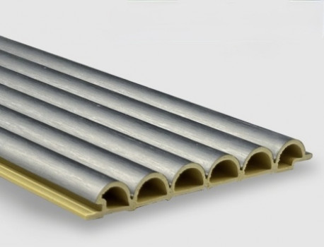 Стеновая панель 280x12 Pipe silver metal FB803 Bonaparte Стеновая панель 280x12 Pipe silver metal FB803 Bonaparte