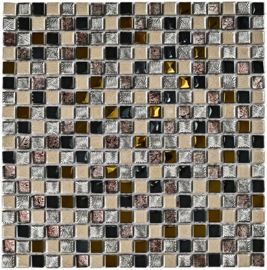 Мозаика 30x30 8мм Space 15*15 графитовый Bonaparte Мозаика 30x30 8мм Space 15*15 графитовый Bonaparte