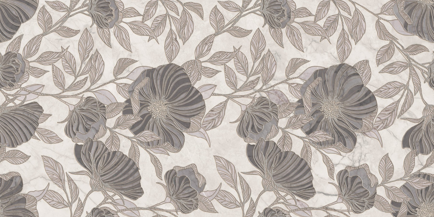 Керамогранит 120x60 9мм Рован Грей Декор Rovan Grey Decor Glossy серый Maimoon Ceramica Керамогранит 120x60 9мм Рован Грей Декор Rovan Grey Decor Glossy серый Maimoon Ceramica