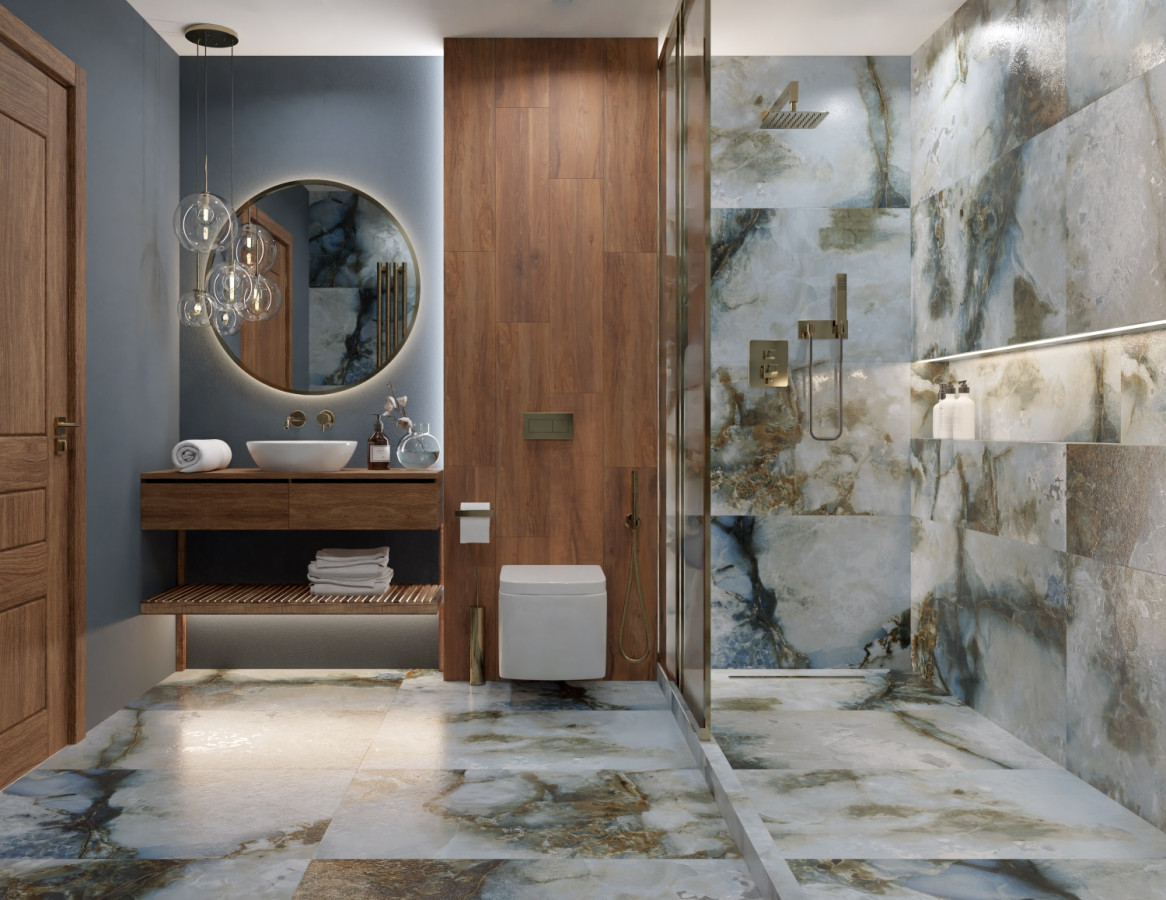 Керамогранит 120x60 Jakarta Blue PC208 мрамор голубой punch-carving 9мм Primavera Керамогранит 120x60 Jakarta Blue PC208 мрамор голубой punch-carving 9мм Primavera