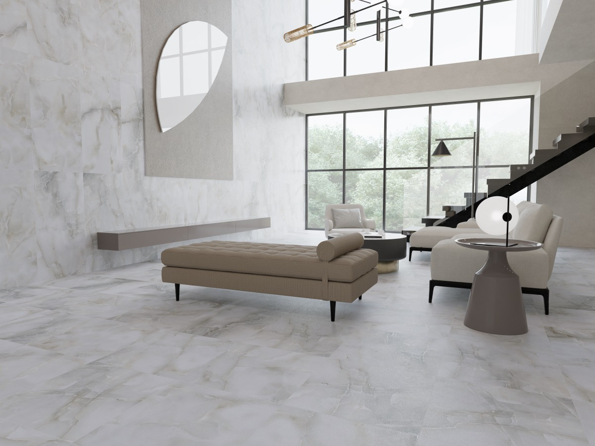 Керамогранит 60x60 Latur White CR119 оникс бежевый карвинг 9мм Primavera Керамогранит 60x60 Latur White CR119 оникс бежевый карвинг 9мм Primavera