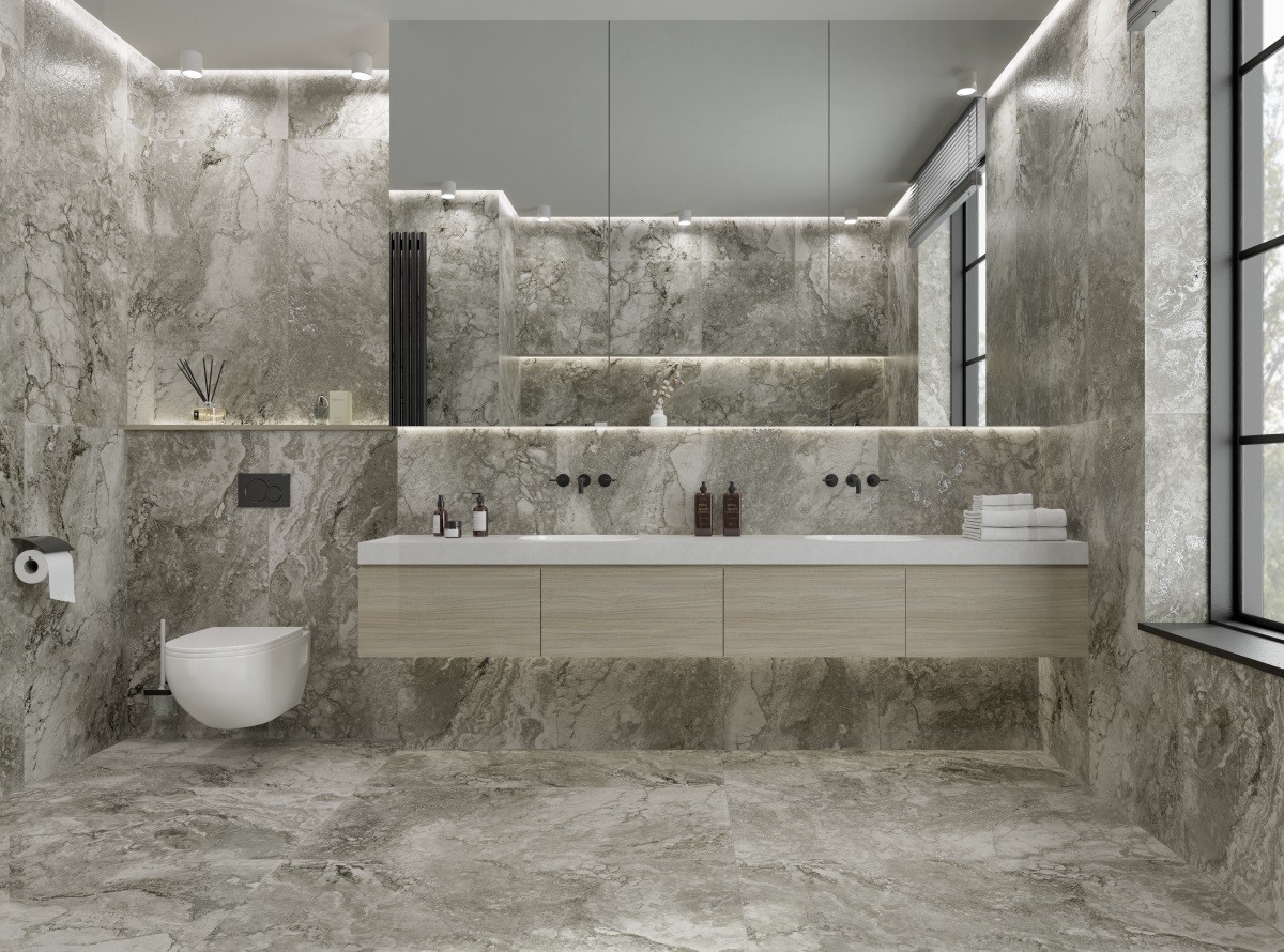 Керамогранит 120x60 Porto Stone Grey PC206 камень серый punch-carving 9мм Primavera Керамогранит 120x60 Porto Stone Grey PC206 камень серый punch-carving 9мм Primavera