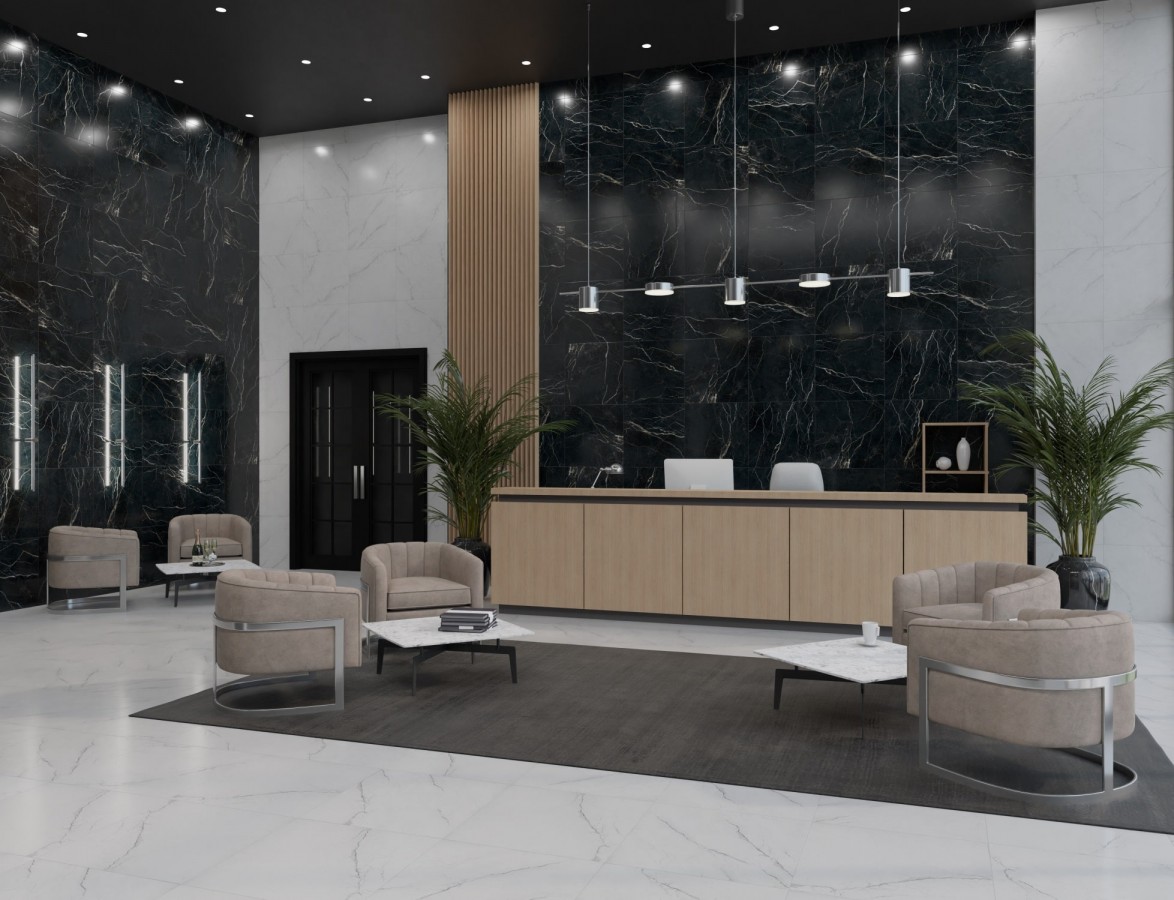 Керамогранит 60x60 Монерон Чёрный NG104 мрамор чёрный матовая 9мм Primavera Керамогранит 60x60 Монерон Чёрный NG104 мрамор чёрный матовая 9мм Primavera