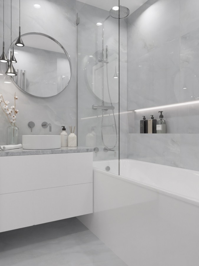 Керамогранит 120x60 Midnight Opulence R_PR2009 мрамор серый полированная 9мм Royce Керамогранит 120x60 Midnight Opulence R_PR2009 мрамор серый полированная 9мм Royce