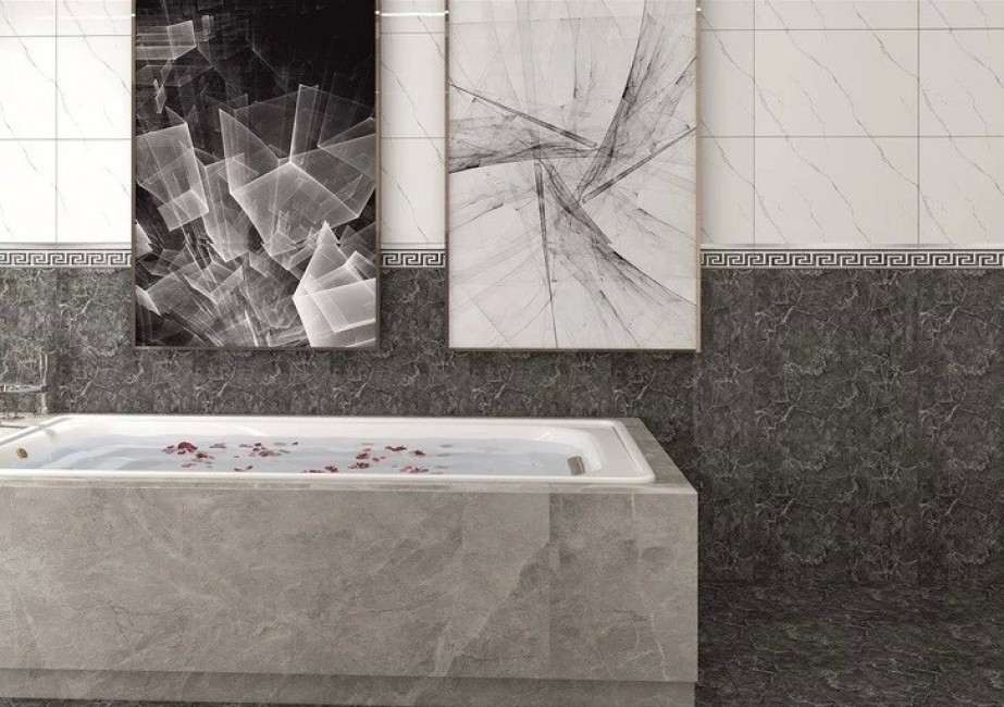 Керамогранит 45x30 Камилла Серый TP304508B мрамор серый глянцевая 8мм Тянь Шань Керамогранит 45x30 Камилла Серый TP304508B мрамор серый глянцевая 8мм Тянь Шань