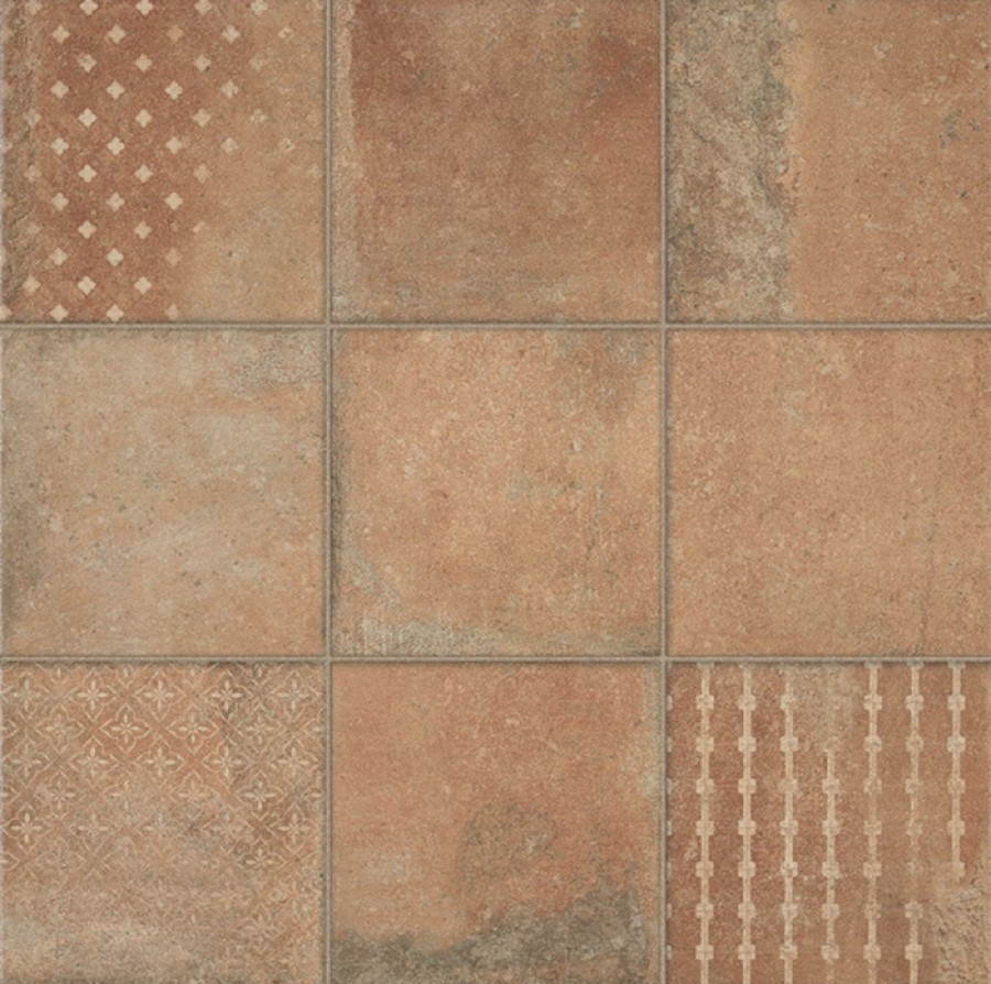 Керамогранит настенная 45x45 9мм Куб Квинта Котто декор матовая La Platera Керамогранит настенная 45x45 9мм Куб Квинта Котто декор матовая La Platera