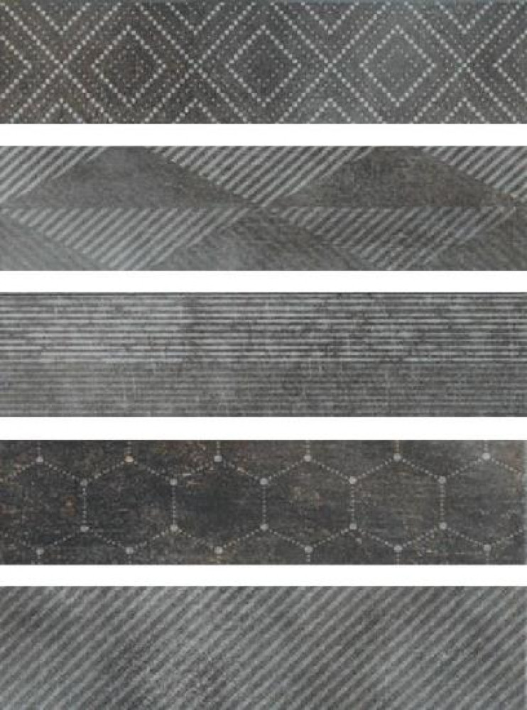 Керамогранит 35x9 Freeport Mix Black матовая Cir Керамогранит 35x9 Freeport Mix Black матовая Cir