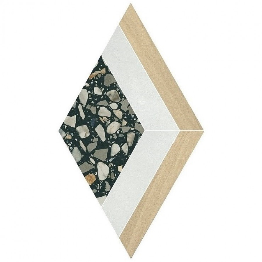 Мозаика 30x17 9мм ID137 Декор Бричиола 1 наборный лаппатированная полированная Kerama Marazzi Мозаика 30x17 9мм ID137 Декор Бричиола 1 наборный лаппатированная полированная Kerama Marazzi