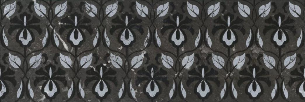 Плитка 90x30 9мм KMD3STA031BR Декор Тубкаль чёрный глянцевый обрезной глянцевая Kerama Marazzi Плитка 90x30 9мм KMD3STA031BR Декор Тубкаль чёрный глянцевый обрезной глянцевая Kerama Marazzi