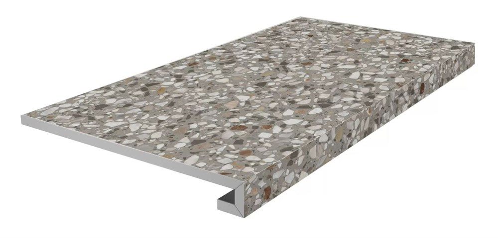 Ступень 60x33 9мм KM6060G0011RGCF Ступень фронтальная клееная Бричиола серый матовый обрезной матовая Kerama Marazzi Ступень 60x33 9мм KM6060G0011RGCF Ступень фронтальная клееная Бричиола серый матовый обрезной матовая Kerama Marazzi